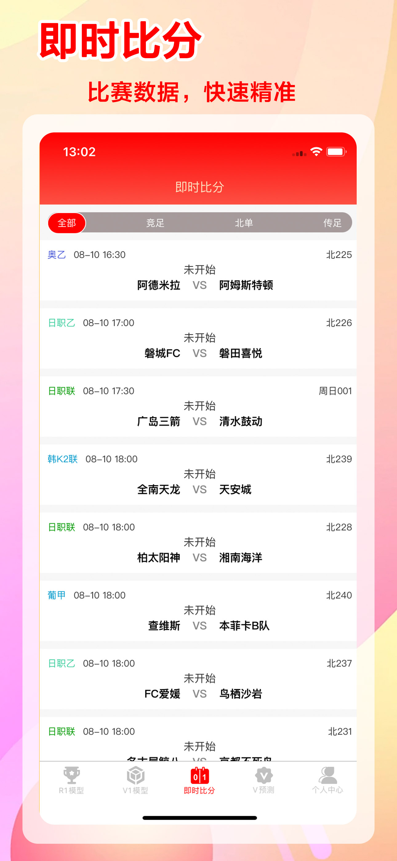 JC足球比分赛事详情